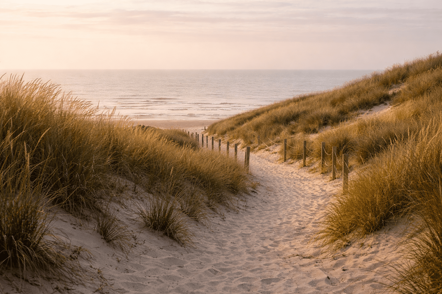 Duinlandschap in Noord-Holland als beeld voor rust, herstel en burn-out coaching in Alkmaar